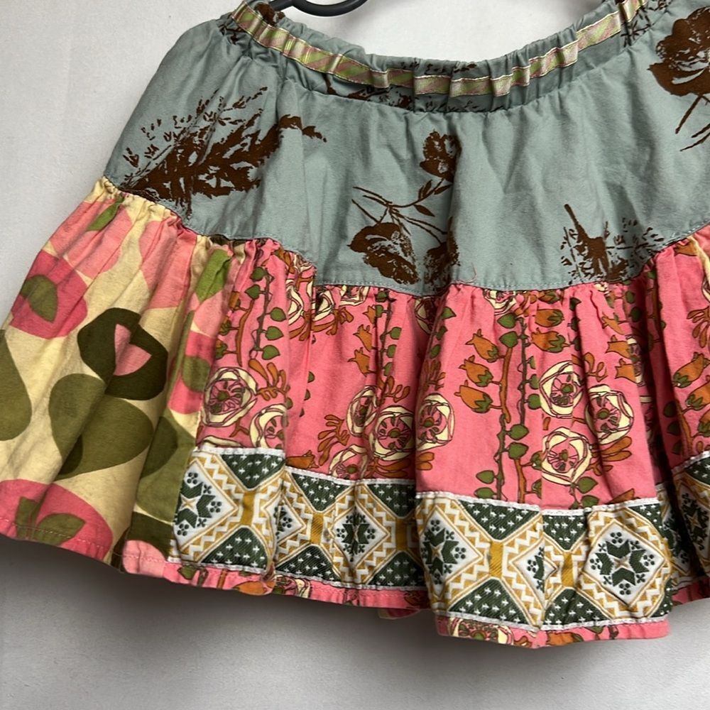 Matilda Jane Westside Molly twirl patch-work skirt size 4 EUC - Picture 3 of 10